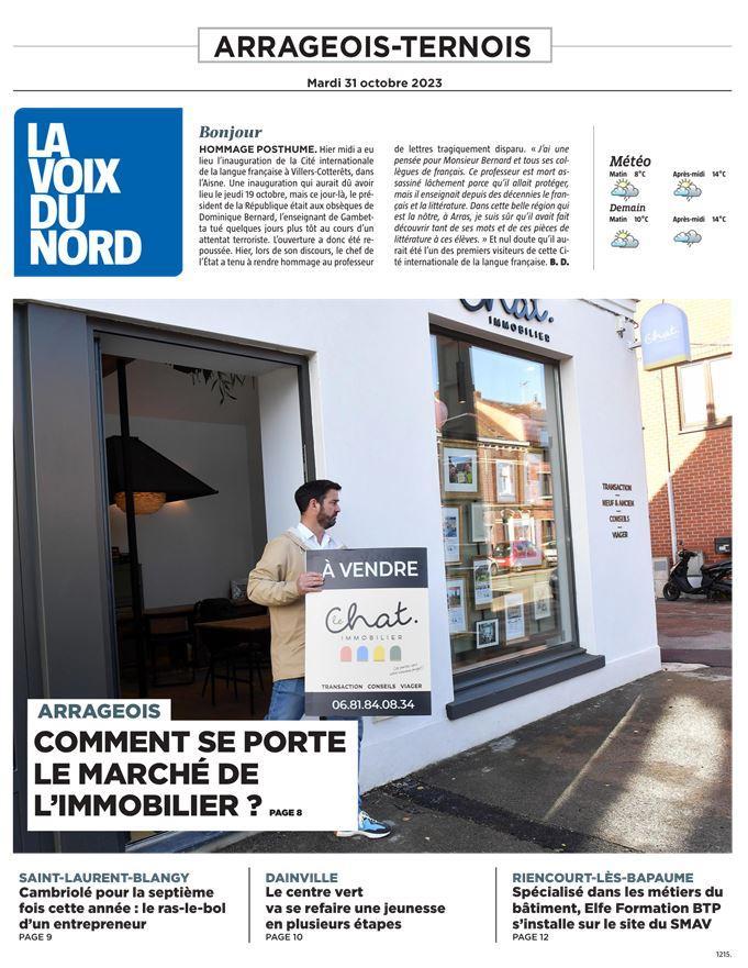 Bonjour à tous, 
voici la première page de votre édition locale de ce mardi 31 octobre. 

La suite, c'est par ici 👇
lavoixdunord.fr/region/arras-e…