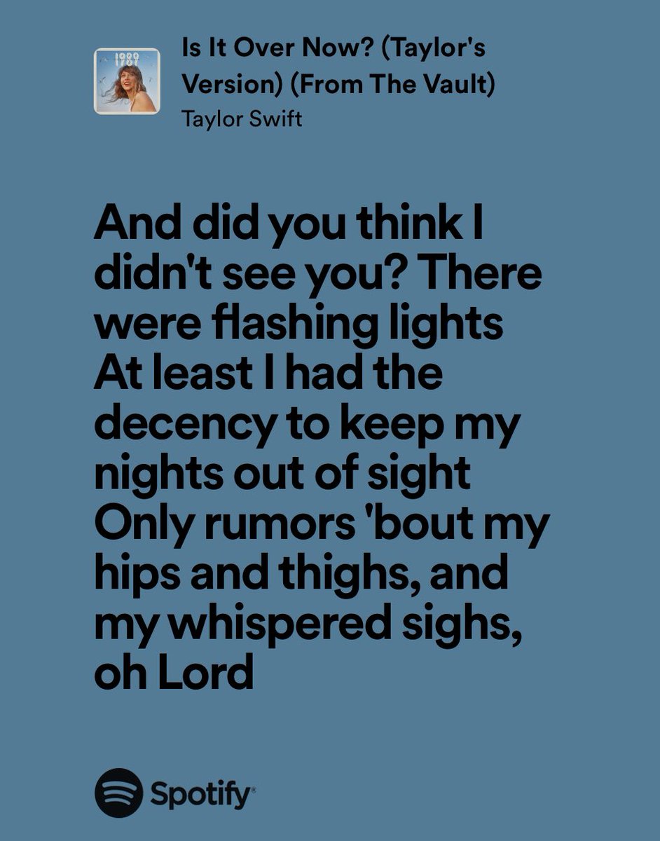 midnightstrack2's tweet photo. the way taylor sings these lyrics is my new obsession https://t.co/L4xfibJoA7