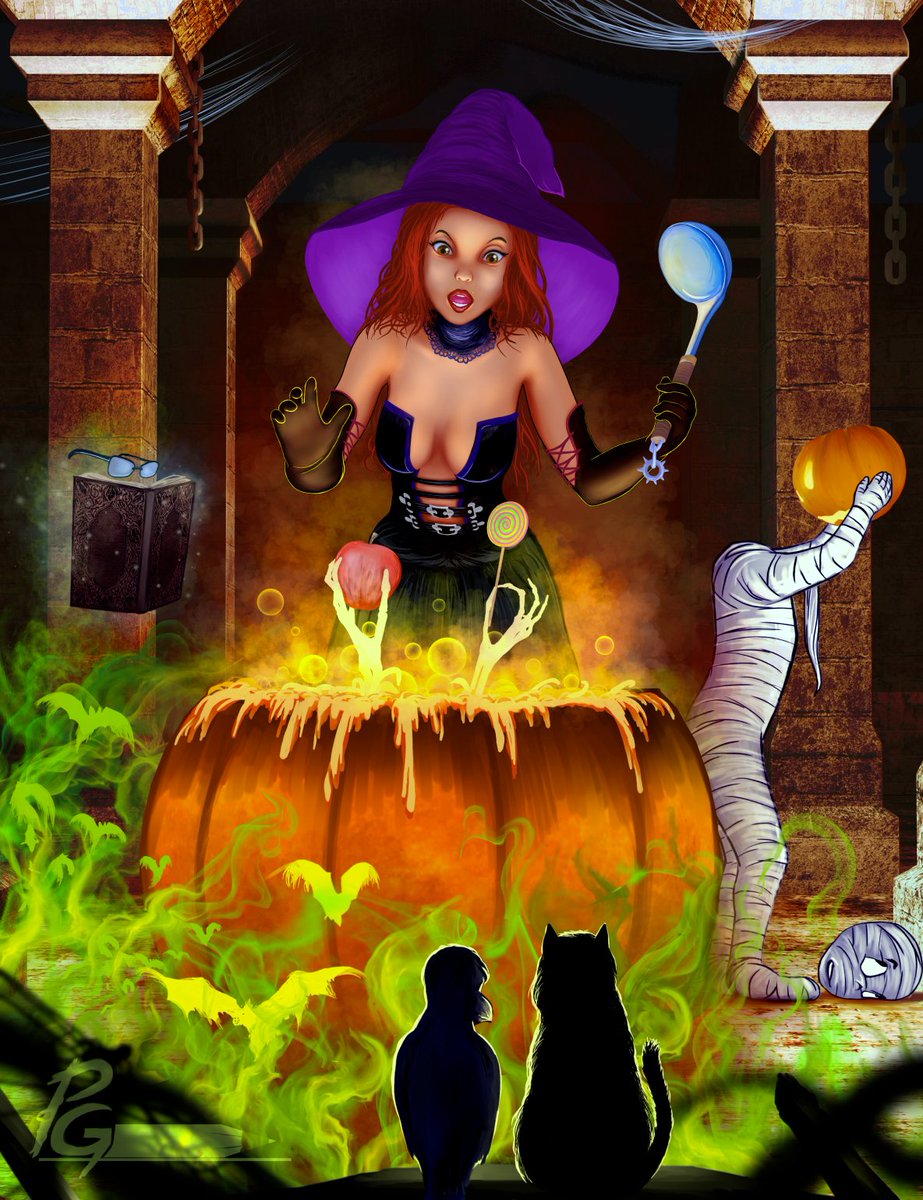 😃🎃👻 My dear friends, I wish you a Happy Halloween!