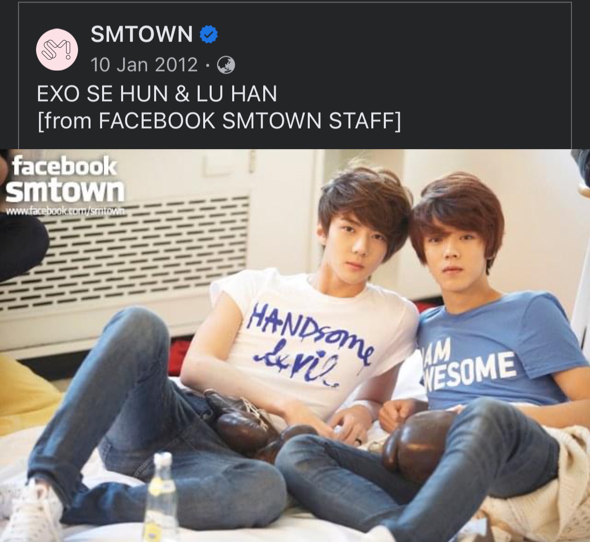 Back when I always confuse Sehun with Luhan, and Luhan with Sehun 😭

My HunHan heart 💔
imysm 🥹