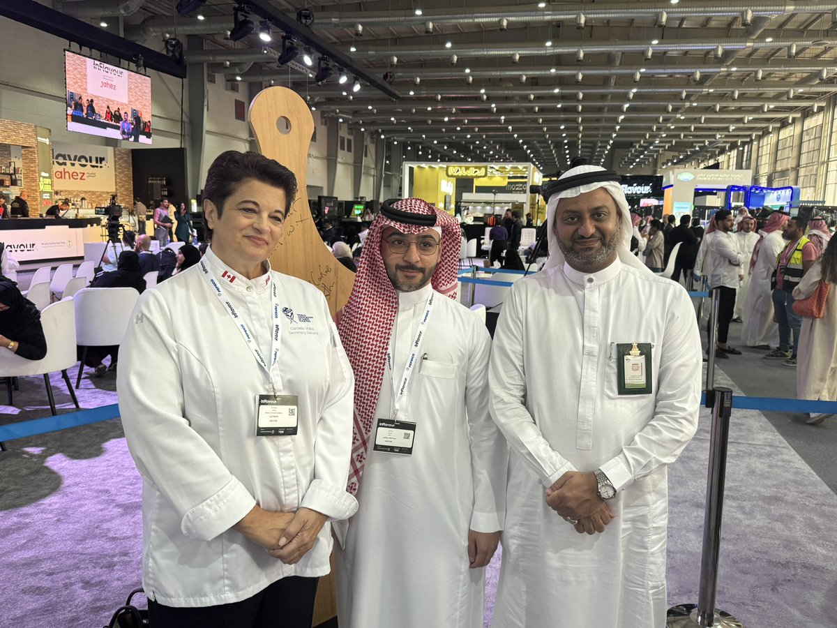 AlansariMansour's tweet photo. I had the privilege of attending the #InFlavour exhibition, where I had the pleasure of engaging with several distinguished individuals and authorized people, foremost among them being the esteemed CEO of the #Culinary_Arts_Authority, Mayada Badr along with a cohort of globally acclaimed chefs, led by the Michelin-awarded #Chef #Marco_Pierre_White.
During our meeting, we deliberated on a range of topics and explored avenues for collaboration with the #Faculty_of_Tourism, specifically pertaining to the hospitality sector and the culinary arts, which stand as pivotal contributors to the economy and significant focal points in the realm of tourism and the #Saudi_Vision_2030.
Anticipate the forthcoming period for further exciting updates, as the Faculty of Tourism at #King_Abdulaziz_University in Jeddah is poised to assume a substantial and prominent role.
#inflavourexpo
#inflavour23
@kauweb
@MOCCulinary
@MOCSaudi
@Saudi_MT
@moe_gov_sa