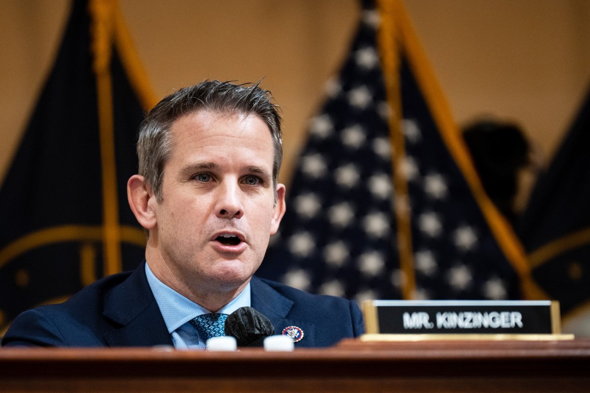 It's nice to see Republicans like Rep. Adam Kinzinger vowing to vote for President Biden if the choice is between President Biden and trump in 2024. We need to see MORE of this, politicians willing to put country before party. 👏👏👏