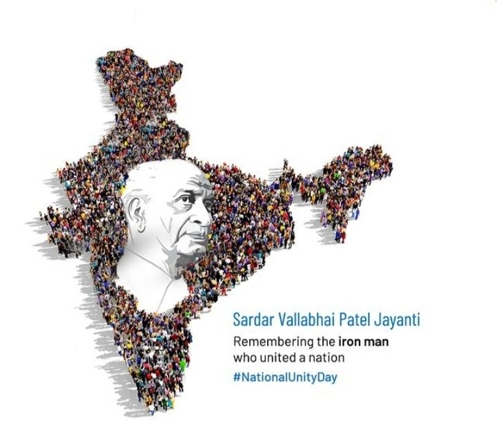 “Every Indian should now forget that he is a Rajput, a Sikh or a Jat. He must remember that he is an Indian and he has every right in his country but with certain duties.'

~The Iron Man of India (Sardar Vallabhbhai Patel)

#NationalUnityDay
#SardarPatelJayanti 
#ironman 
🇮🇳🚩🇮🇳
