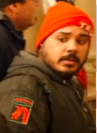 retiredtrnman's tweet photo. The #FBI has ID'd many who incited violence at the U.S. Capitol on January 6, but it still needs your help to bring others to justice. If the person in this photo looks familiar, submit a tip at https://t.co/LRUnRA40bG or 1-800-CALL-FBI, and mention photo #303.  #DemVoice1 https://t.co/jCZwHzbsvt
