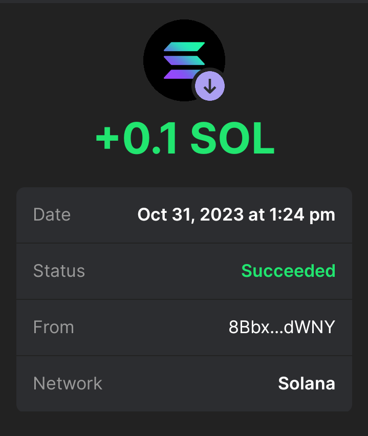 Done received another giveaway sol thank you so much @TheEarnTeamDAO ♥️