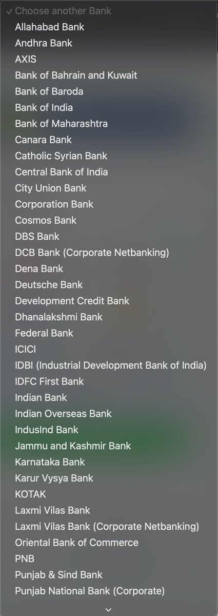 Lakshya1297's tweet image. @DesignUpConf 
Can you please simplify your payments. It is super annoying to see no support for UPI or credit cards for payments. Also there is no frequently used apps like Paytm, Phonepe, Gpay. All I see is random wallets and random banks on netbanking.
#paymentmethod #designup