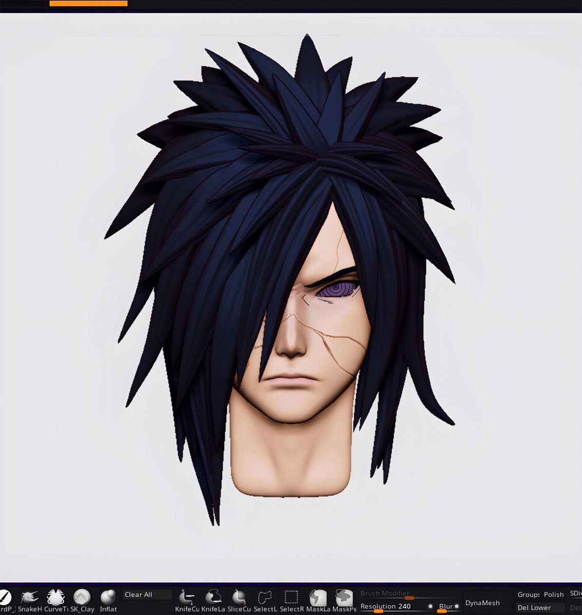 Madara.

#zbrush #NARUTO #digitalart #3d #3dmodeling #figure #narutofanart #3dart #narutoart #NarutoShippuden #UzumakiNaruto #Naruto20Th #NARUTOP99 #BORUTO #madara #UchihaFamily #uchiha