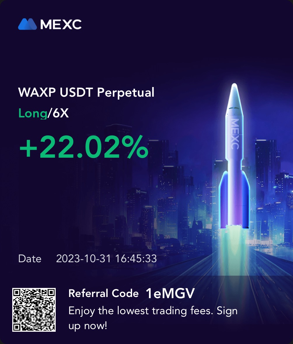 SideHustleTrad3's tweet photo. WAXP hit its target, VELO sitting around even (for now). https://t.co/qqaYeTPW9x