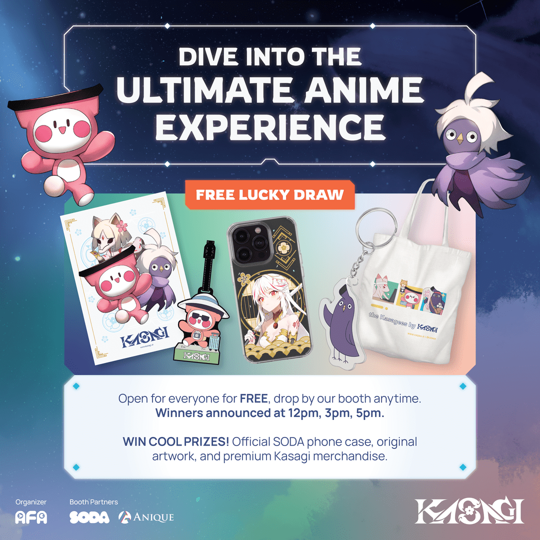 animefestasia's tweet photo. #AFASG23 Enjoy the ultimate anime experience with Anique x Kasagi Labo -- don't miss their exclusive Lucky Draw!

Check out their booth at one of our biggest Akiba Towns ever! 

🎟 Don't miss it! Get tickets now! https://t.co/NgBBsASkrG https://t.co/FTWtq2BVL1