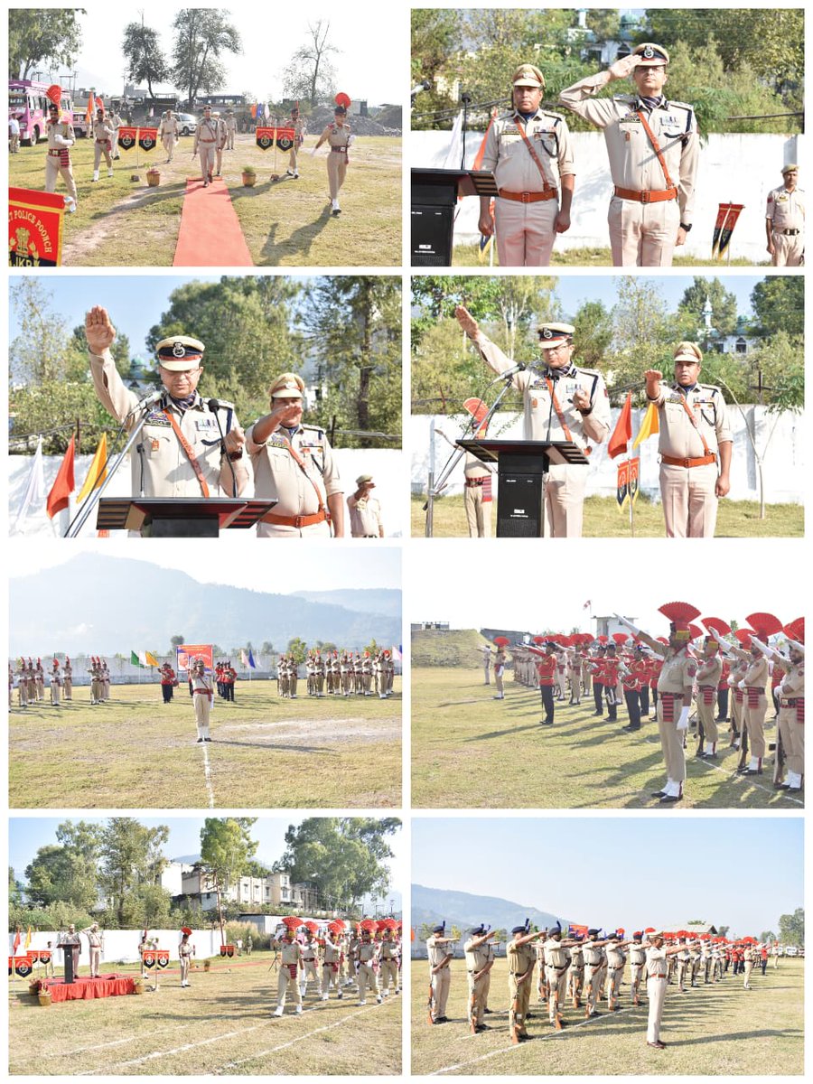 District Police Poonch held a parade in DPL on Rashtriya Ekta Diwas.@JmuKmrPolice @ZPHQJammu @digrprange