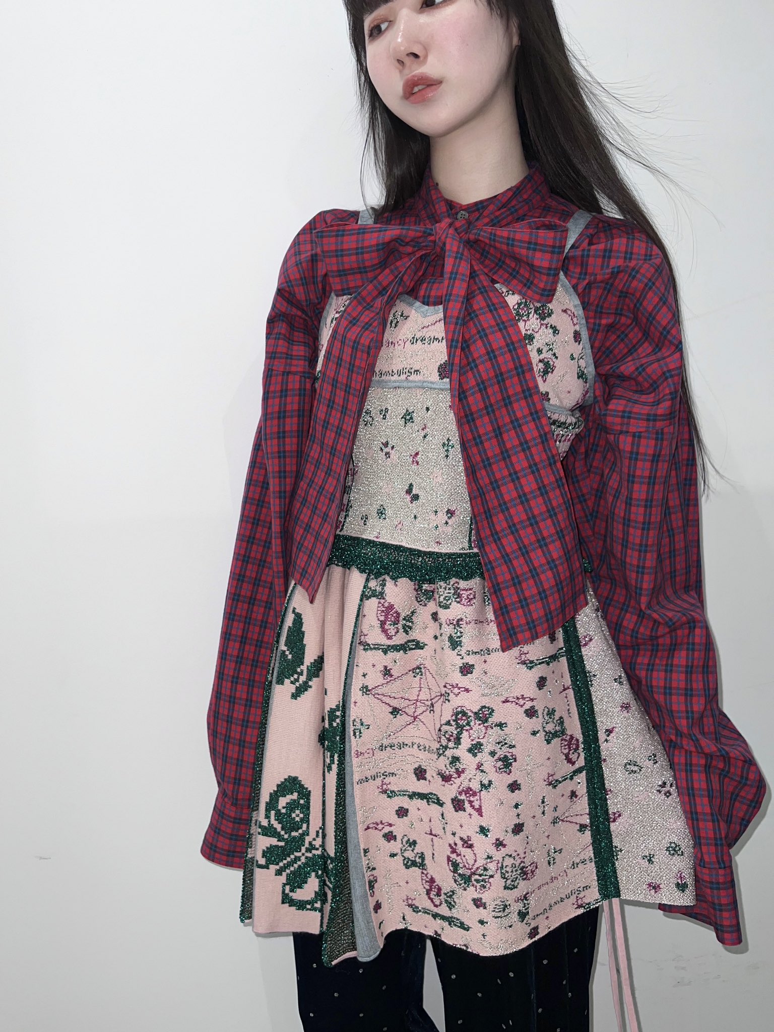 【未使用】rurumu: dreamreading jacquard skirt