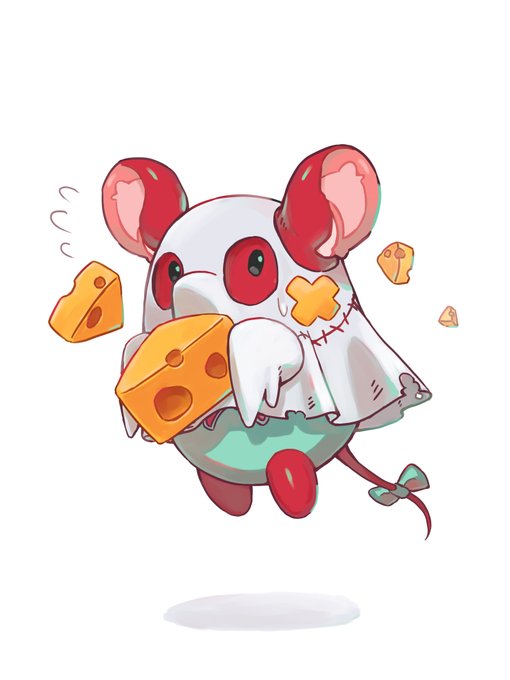 「チーズ 何かを持っている」のTwitter画像/イラスト(新着)