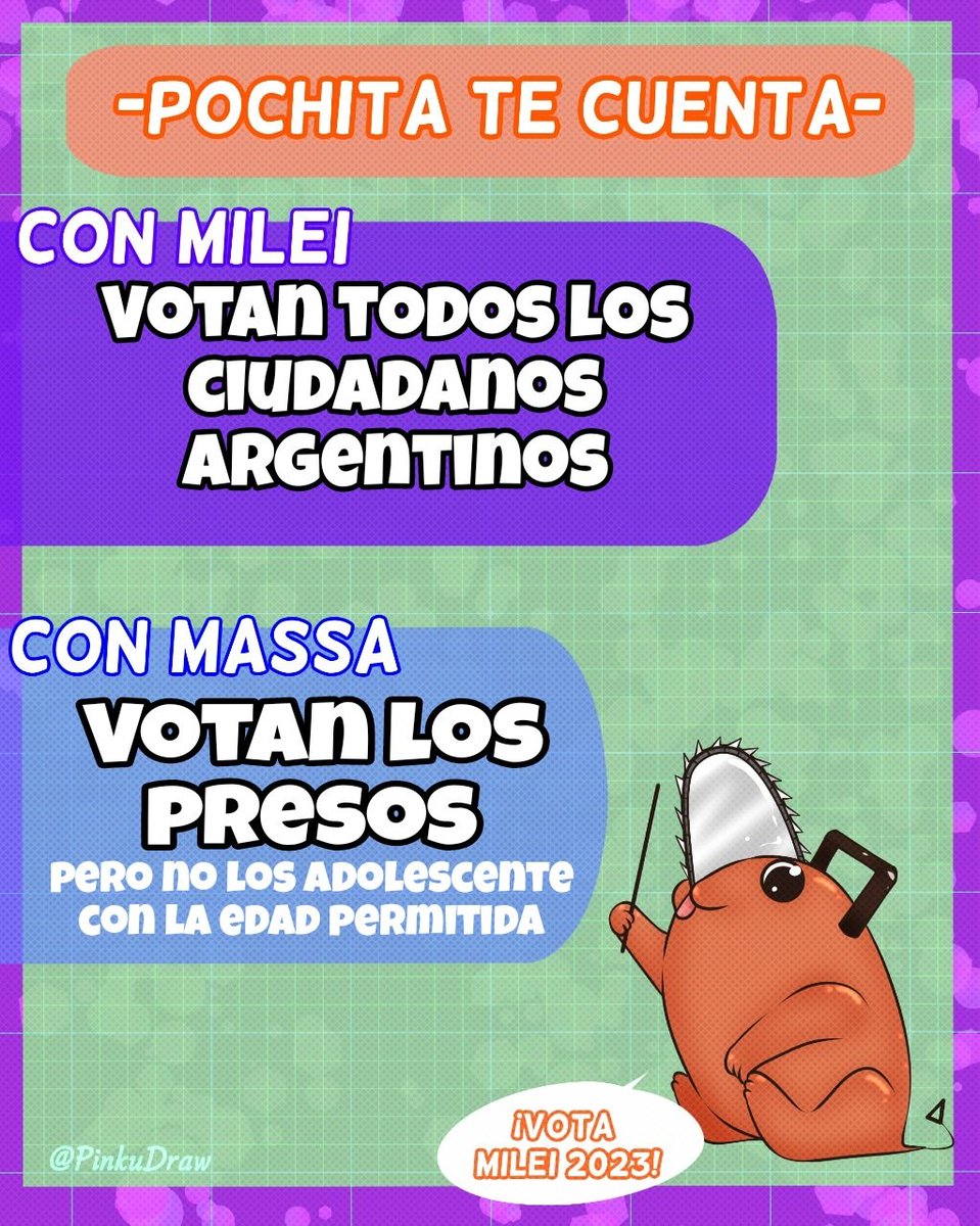 PinkuDraw's tweet photo. Una vez más en modo termo hasta el final!!! ✨
.
NO dan más de KGONES! 👍🏻 se les viene la noche y están hipercagados!
.
VLLC!
#MileiPresidente #Milei2023 #MassaNoVasASerPresidente #pochita #SinNafta #SinDiesel #FraudeElectoral #FueFraude #renunciamasa https://t.co/XFn8SNCwxs