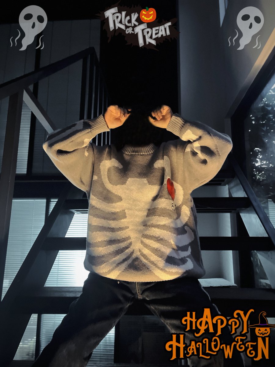 Hottest skeleton sweater for men and women, best sale during Halloween day 2023. Buy online: lemandik.com/products/leman… #skeletonsweater #halloween2023 #halloweenclothes #halloweenclothing #halloweenoutfits #halloweensweater #halloweentops #skeletonclothes #halloweeniscoming