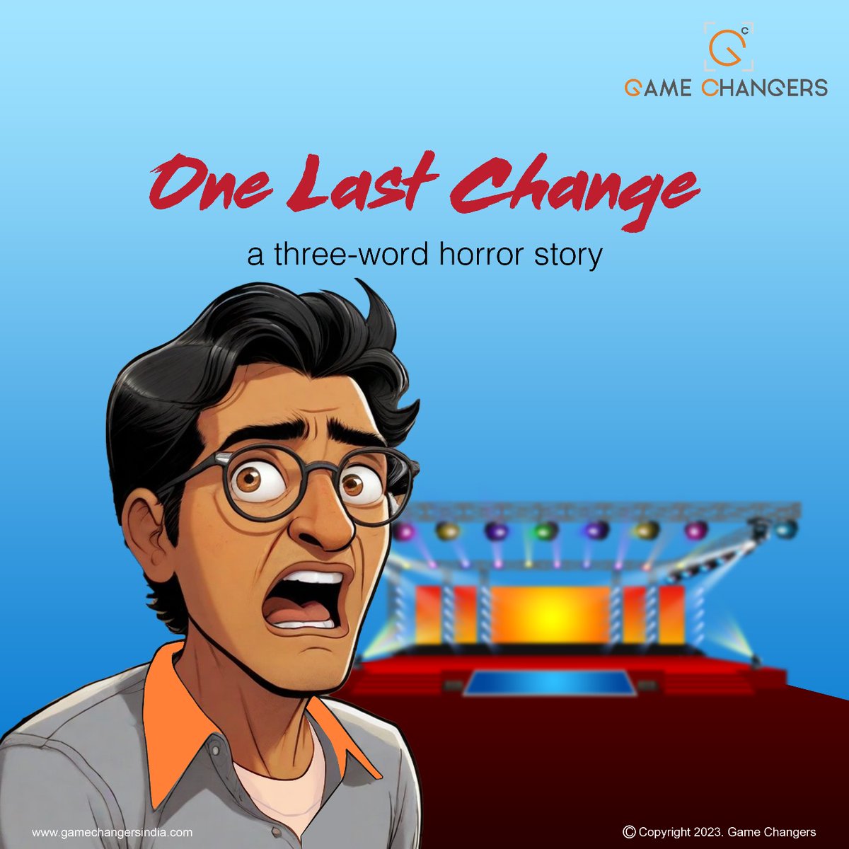GameChangersIN's tweet photo. There's nothing scarier than the sound of "last minute changes" 🫣

#HappyHalloween #AgencyLife #EventLife #EventAgency #GameChangers https://t.co/gzAfXS8YSz