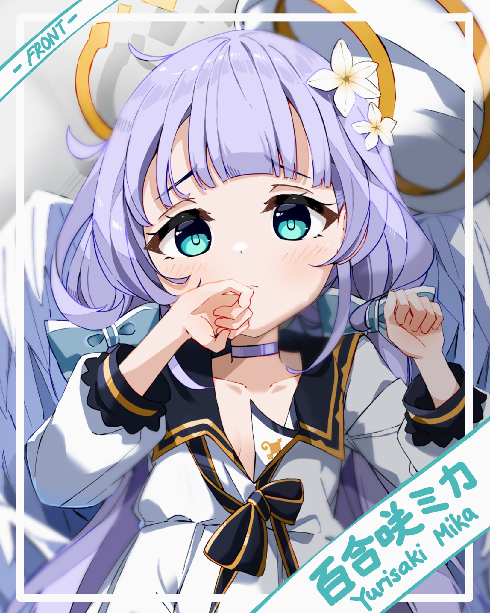 maimaiでらっくす　百合咲ミカ　デスクマット maimaiでらっくす オリジナルデスクマット 百合咲ミカ(ホワイト