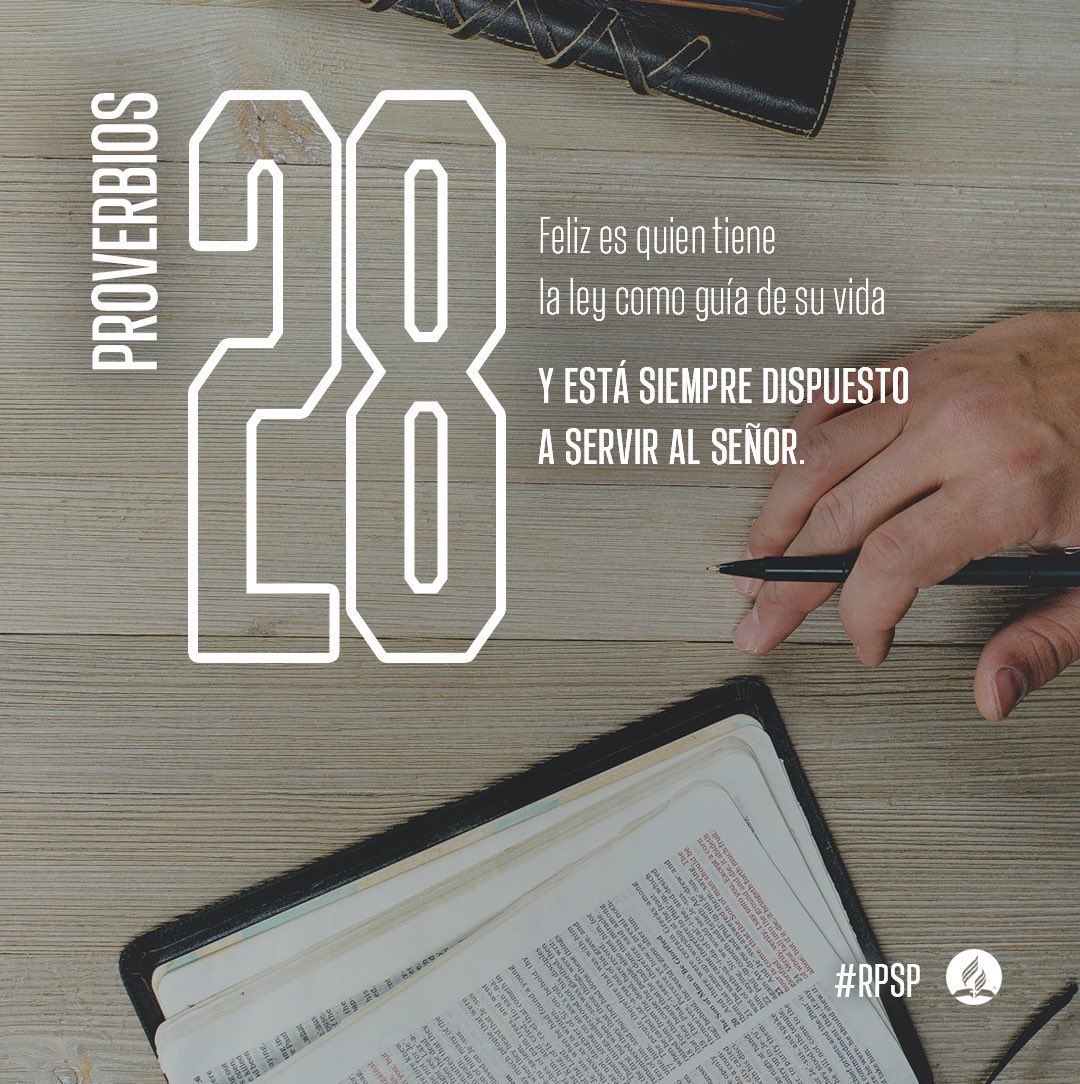 #RPSP Proverbios 28

“Quien encubre su pecado jamás prospera; quien lo confiesa y lo deja, halla perdón.
¡Dichoso el que siempre teme al Señor!…” (v. 13-14)
No hay nada mejor que vivir en paz con Dios. Experimentar su perdón genera el equilibrio para servirlo con integridad.