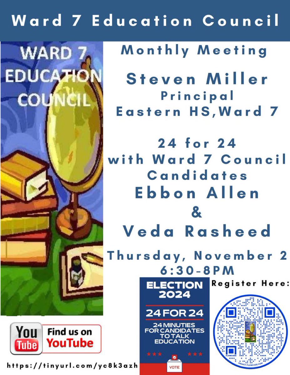 Don’t miss out!!! Ward 7 Ed council meeting on Nov. 2nd!