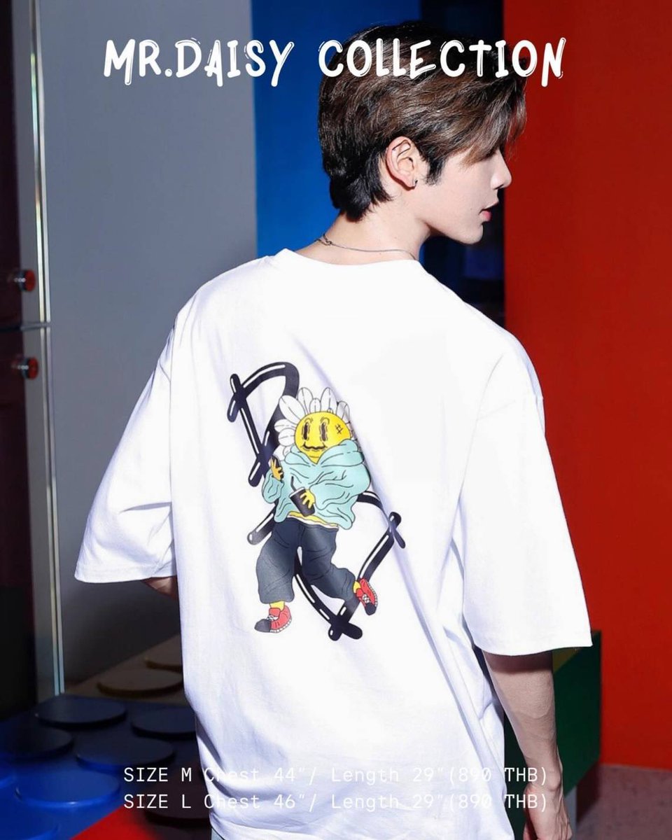 JamessuAholic's tweet photo. 📷 IG : https://t.co/Ai0wCmx5rY​  

MR.DAISY COLLECTION 🌼
Arrival Now at Line My Shop
T-Shirt Over Size 
Price : 890 THB
SIZE : M (Chest 44” Length 29”)
SIZE : L (Chest 46” Length 29”)

#blackdaisybd #mrdaisy

🔗  https://t.co/PxsWG4hjSD

#JamesSu​ @Jamessu_w https://t.co/MZgL2YObQH