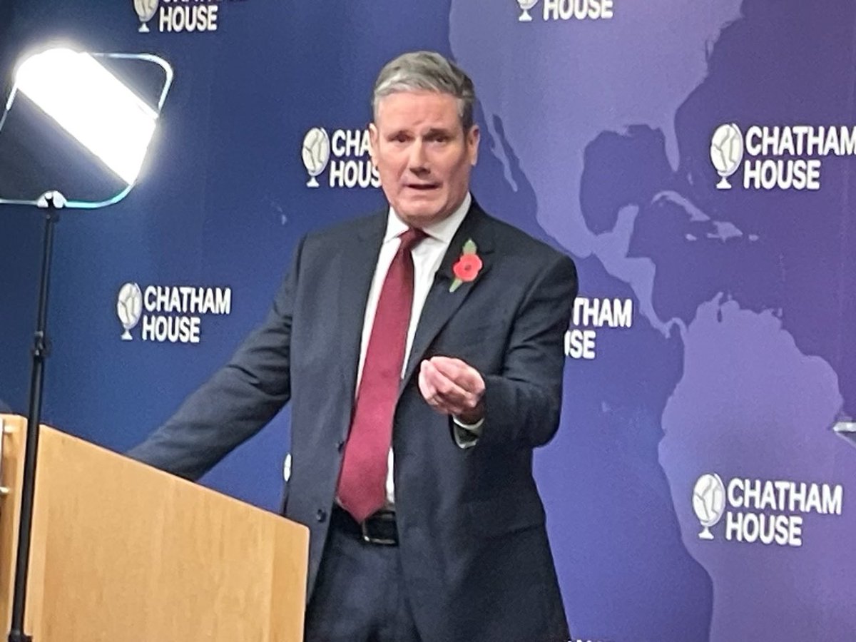 “I am not calling for a ceasefire now as it would leave Hamas with the capabilities to conduct attacks on Israel as we saw on 7 October. Humanitarian pauses would be a practical solution on the ground”

@Keir_Starmer on why now isn’t the time for a ceasefire.

#CHevents