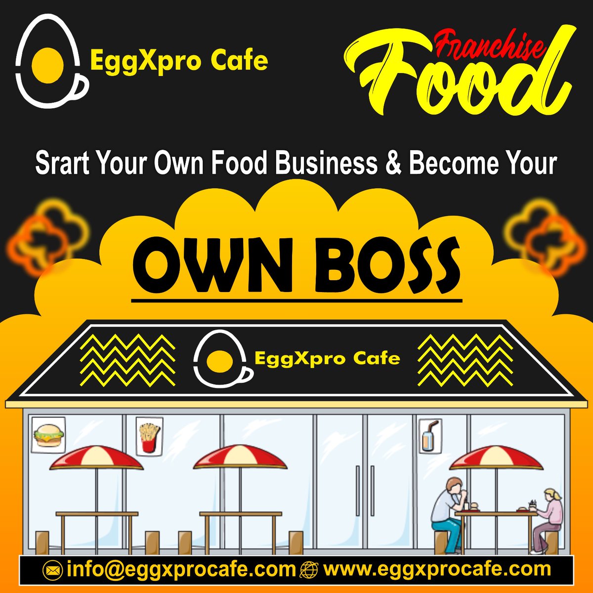 EggXpro is a egg food franchise company that aims to help your own business. If you want a Egg franchise, then this is a good option to consider
.
#eggxprocafe #eggdishes #Eggxprocafeoutlet #HighROI #eggfood #startup #foodindustry #franchisees #HighProfit #business #foodfranchise