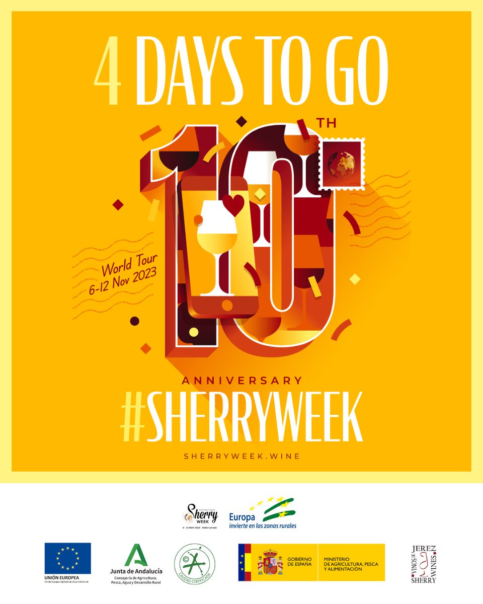 How do you plan to celebrate #SherryWeek this year? Will you join the Sherry Routes? Or perhaps discover a Sherry Cocktail? How about a sherry pairing dinner party or an expert-guided tasting? The choice is yours! Discover more on sherryweek.wine