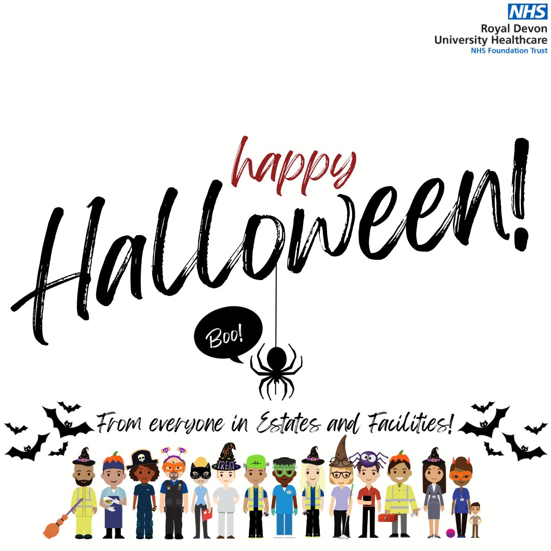 Happy Halloween - From everyone in Estates and Facilities! 🎃👻