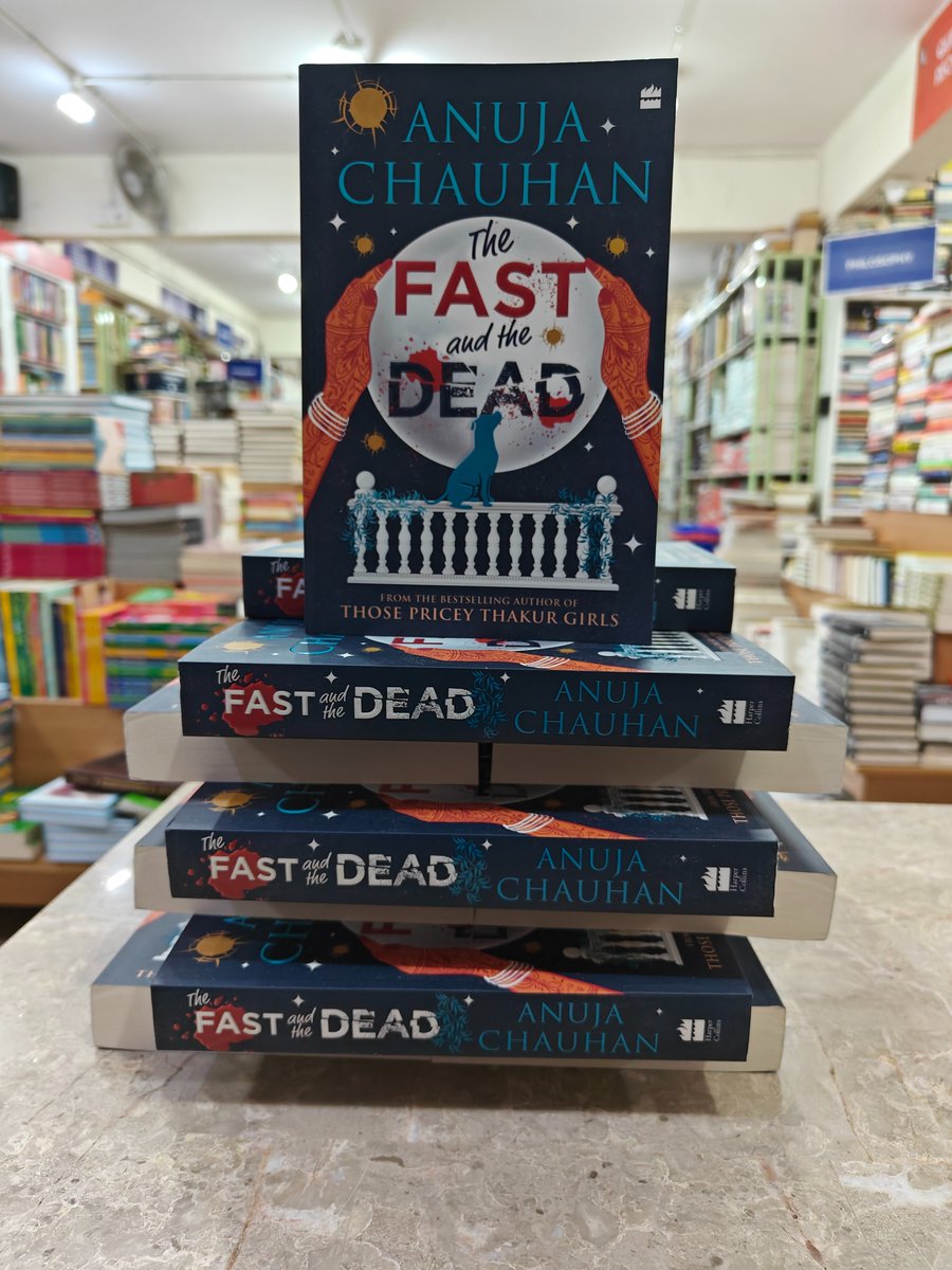 📚 Exciting New Arrival! 🕵️‍♀️🕵️‍♂️ Dive into the thrilling murder mystery, "The Fast and the Dead," penned by bestselling Author Anuja Chauhan. Set in the heart of Bangalore, this page-turner is a must-read! To grab your copy, call or message us on WhatsApp at 9449373202. 🔍📖