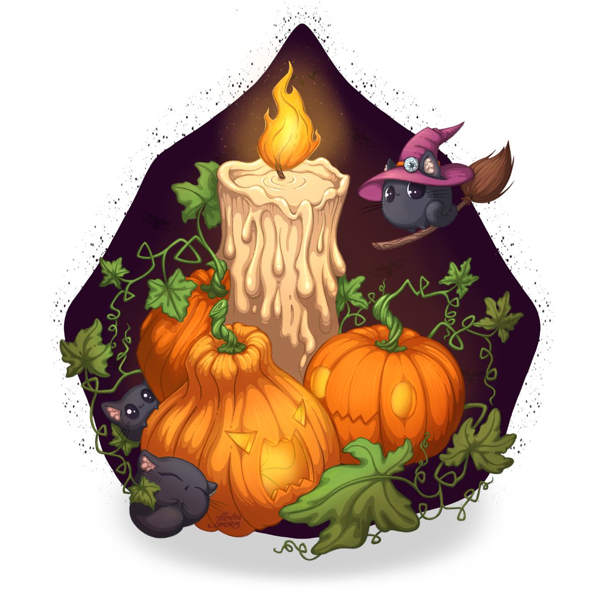 AleksaMorm's tweet photo. 🎃I love #Halloween so much! Even though time is very short right now to drawing, I can't miss it! 😍

#Halloween2023 #drawing #ArtistOnTwitter https://t.co/qJwGM1SU9h
