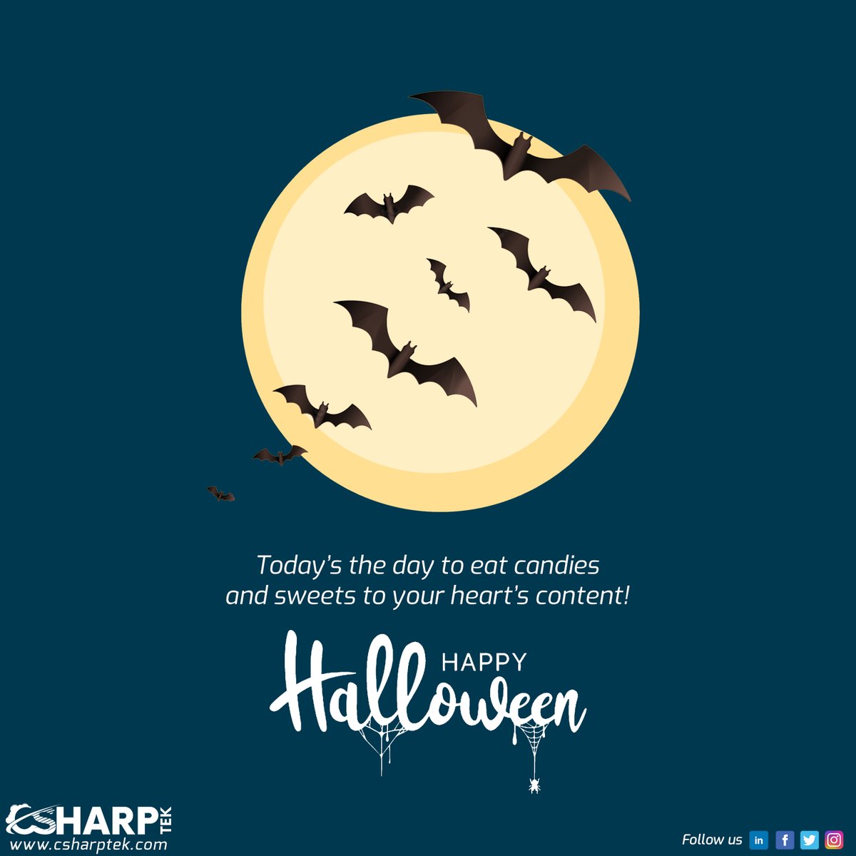 Wishing you a spooktacular Halloween from <a href="/csharptek1/">Csharptek- Microsoft Solutions Partner</a>! 🎃👻 Whether you're in costume, carving pumpkins, or indulging in treats, embrace the playful spirit of the season. Stay safe, have fun, and beware of candy shortages! #Halloween  #csharptek #Halloween2023