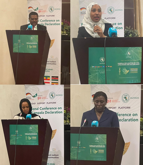 RRSEthiopia's tweet photo. IGAD’s Regional Conference on the Kampala Declaration on jobs, livelihoods and self-reliance for refugees, returnees and hosts is underway in Addis Ababa. 
A Thread ...
1/4 https://t.co/yM2CLA2UAX