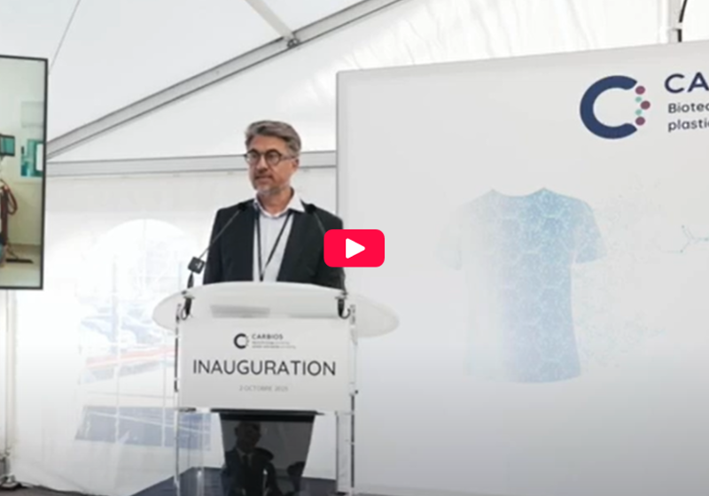 ecotextile's tweet photo. We caught up with Emmanuel Ladent, CEO of @Carbios to discuss the company's system that transforms polyester waste from used garments, into raw materials suitable for #depolymerisation.
Watch now: https://t.co/ho6WBYRznf
Read more: https://t.co/Fvx1apzjHj https://t.co/iFvynU5AvK