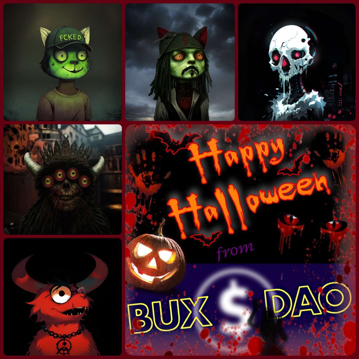 Happy Halloween from the BUX$DAO team 👻