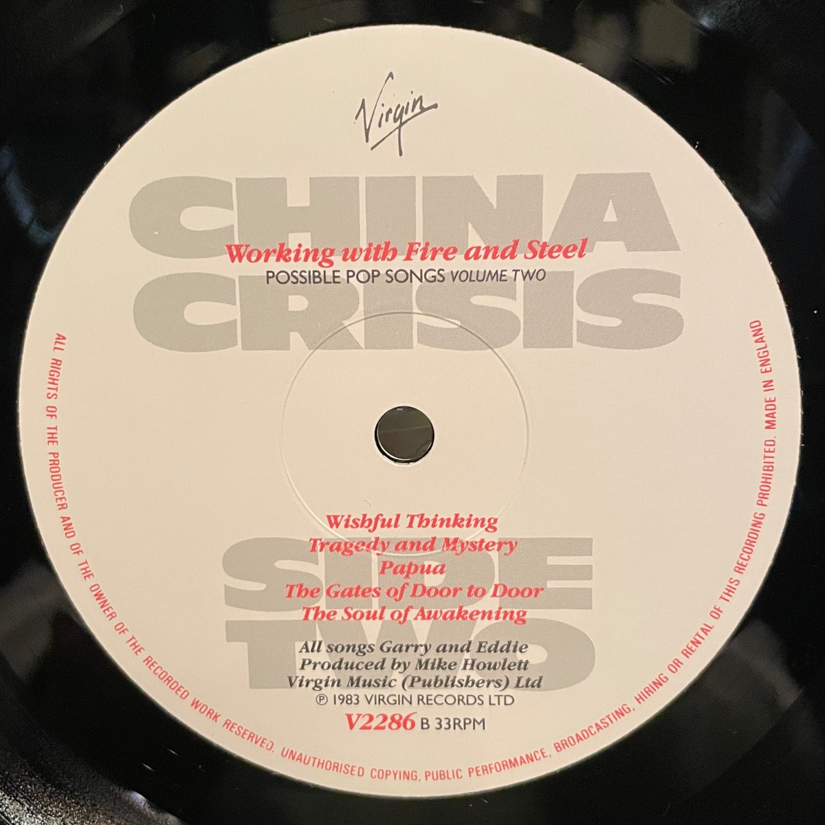 MILEHIGHCLUB202's tweet photo. ほなLPいこか
CHINA CRISIS / WORKING WITH FIRE AND STEEL (Possible Pop Songs Volume Two) [31Oct1983, Virgin --- V 2286]
#OnThisDay #ChinaCrisis #WorkingWithFireAndSteel #papua #MikeHowlett #vinylbar #musicbar #レコードバー #mhc31102023
https://t.co/xhXJLUc4P9 https://t.co/JoqinUIJLB