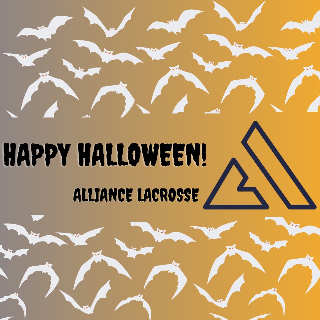 Happy Halloween! 🎃👻🦇

#alliance #lacrosse #alliancelacrosse #alliancelax #halloween