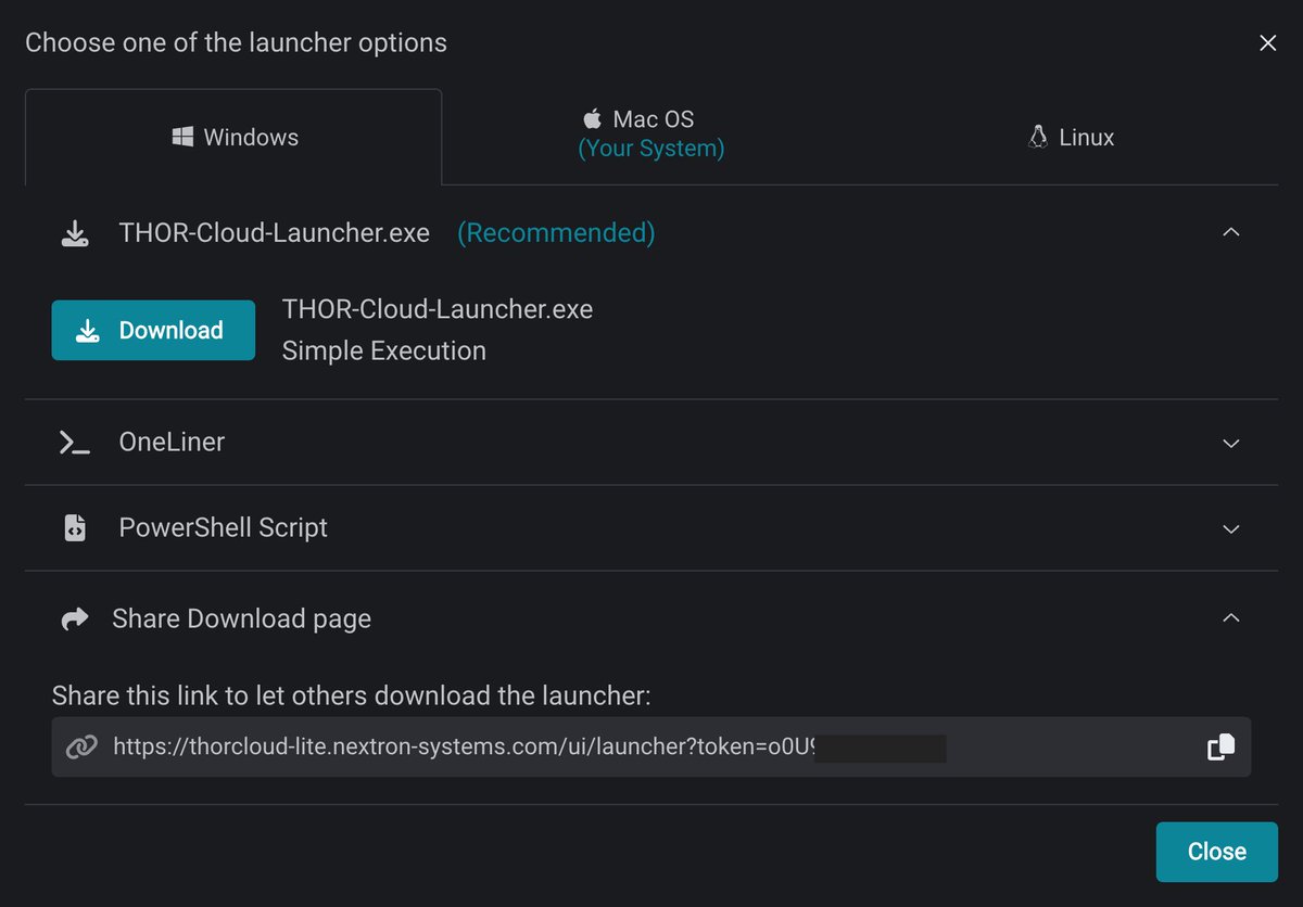 cyb3rops's tweet image. Introducing THOR-Cloud Lite 🌩️: Seamless On-Demand Forensic Scanning Made Easy

- apply YARA + Sigma + IOCs
- it&apos;s free
- many more features upcoming

Blog 📘
nextron-systems.com/2023/10/30/int…

Release Session 📺
youtu.be/ApeXFnFkKZg

Register for Free ⚡️
thorcloud-lite.nextron-systems.com/ui/register?ut…
