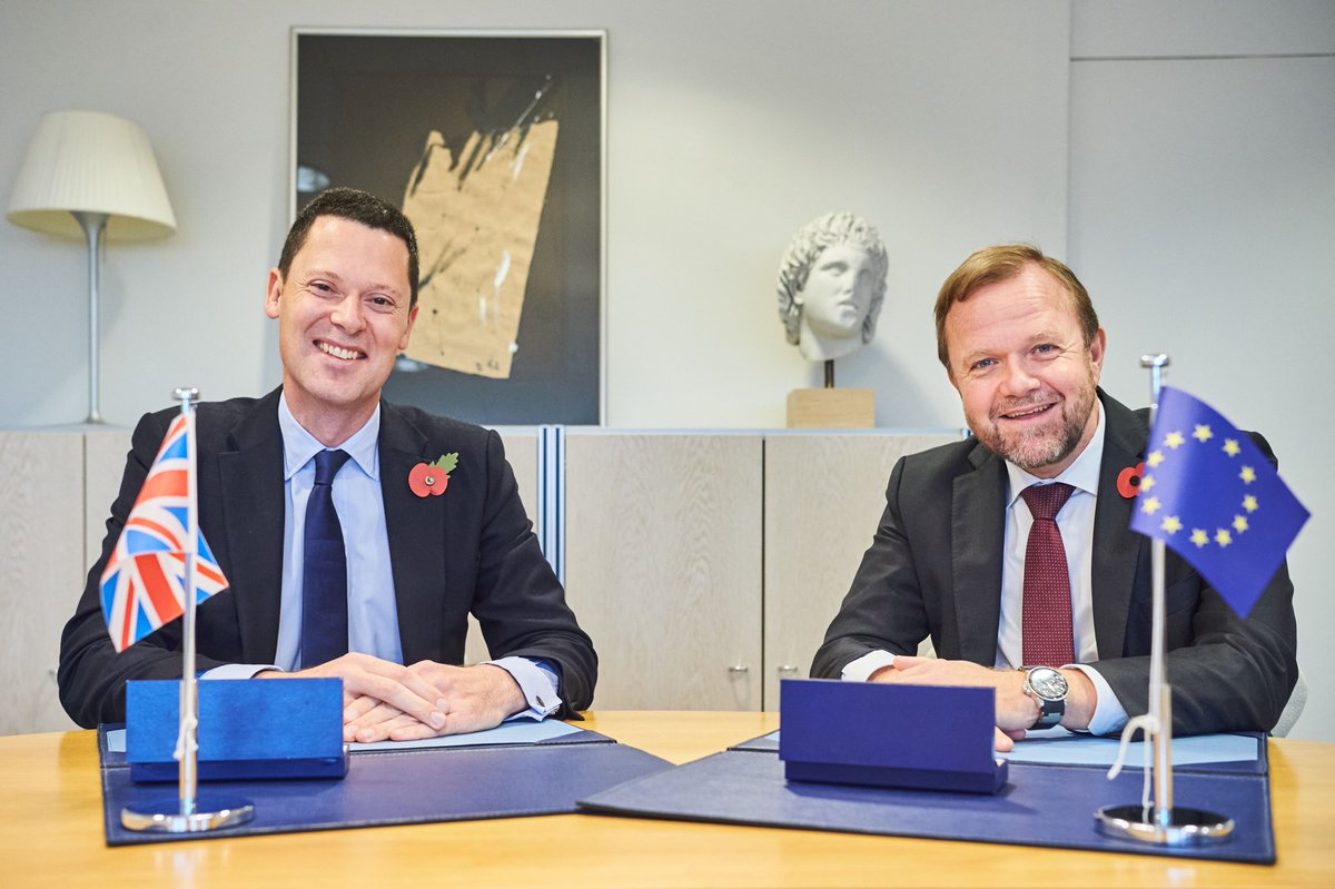 DSGBjornBerge's tweet photo. Thank you UK and @AlexChalkChelt, Lord Chancellor &amp; Secretary of State for Justice for becoming the 28thcountry to ratify the Saint Denis Convention and contribute to an Integrated Safety, Security and Service Approach at Football Matches and Other Sports Events. @UKDelCoE https://t.co/3BH1TK2Utb