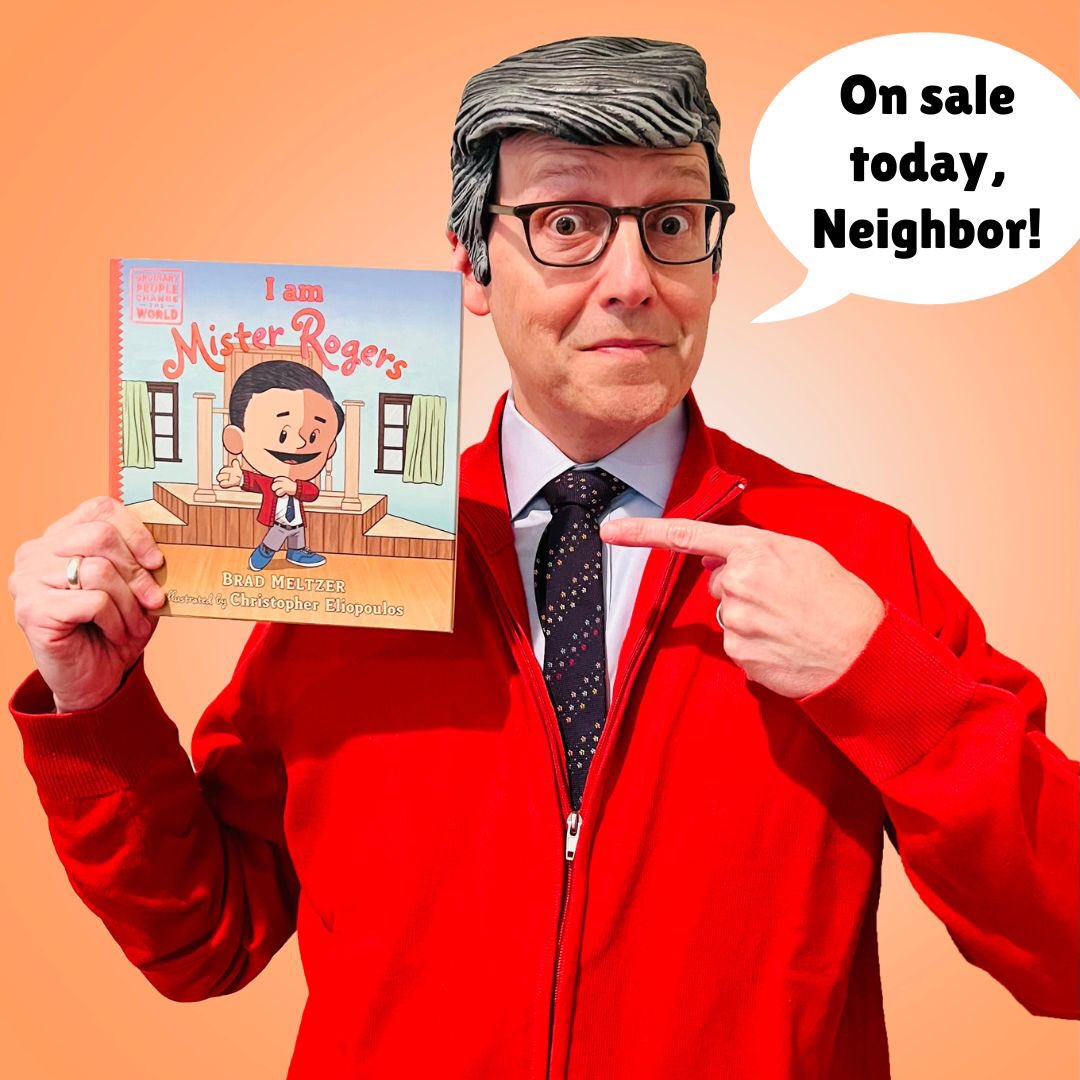 Brad Meltzer (@bradmeltzer) on Twitter photo I am Mister Rogers is out TODAY! Please be a great neighbor and buy it here: bit.ly/IamMisterRogers. Especially with all the awful news these past few weeks, we all need some more kindness in the world.
Art by speedy delivery <a href="/ChrisEliopoulos/">Christopher Eliopoulos</a>.
#opctw #misterrogers #kindness I am Mister Rogers is out TODAY! Please be a great neighbor and buy it here: bit.ly/IamMisterRogers. Especially with all the awful news these past few weeks, we all need some more kindness in the world.
Art by speedy delivery <a href="/ChrisEliopoulos/">Christopher Eliopoulos</a>.
#opctw #misterrogers #kindness