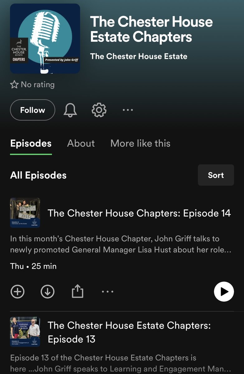 Our Chester House Chapters podcast is now available to listen on Spotify! Listen to our latest episode with @Grifster96, and explore all of our previous episodes here: open.spotify.com/show/4firCaI0Z…