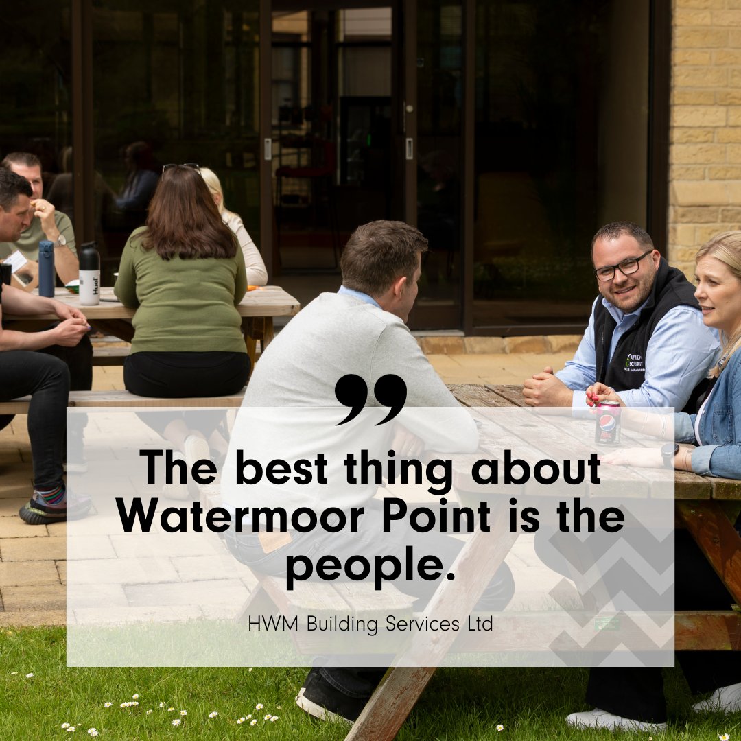 🧑‍🤝‍🧑The best thing about Watermoor Point is the people🧑‍🤝‍🧑

Martina, Finance Director at HWM Building Services Ltd explains how Watermoor Point reflects where they're going as a company. 

Read more from our chat with Martina here: 
watermoorpoint.co.uk/why-hwm-buildi…