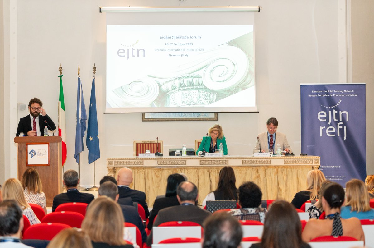 On 25-27 October EJTN organised the second edition of judges@europe in #Siracusa #Italy.

58 judges from 25 #EU countries met to discuss the good administration of #Justice and the #Ruleoflaw 

ejtn.eu/news/judges-fr…

<a href="/NewsFromTheCoE/">CouncilOfEuropeNews</a> 
<a href="/EUCourtPress/">EU Court of Justice</a> 
<a href="/ECHR_CEDH/">ECHR CEDH</a>
<a href="/EU_Commission/">European Commission</a>