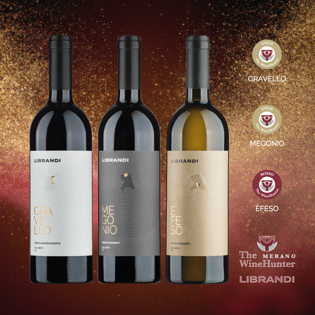 Siamo pronti per il The Wine Hunter Merano WineFestival.

Anche quest'anno, i vini della nostra linea "Le Tenute" sono stati selezionati dalla guida!

Paolo Librandi vi aspetta dal 3 al 7 novembre per un assaggio dei nostri cru 📷

#LeTenute #meranowinefestival