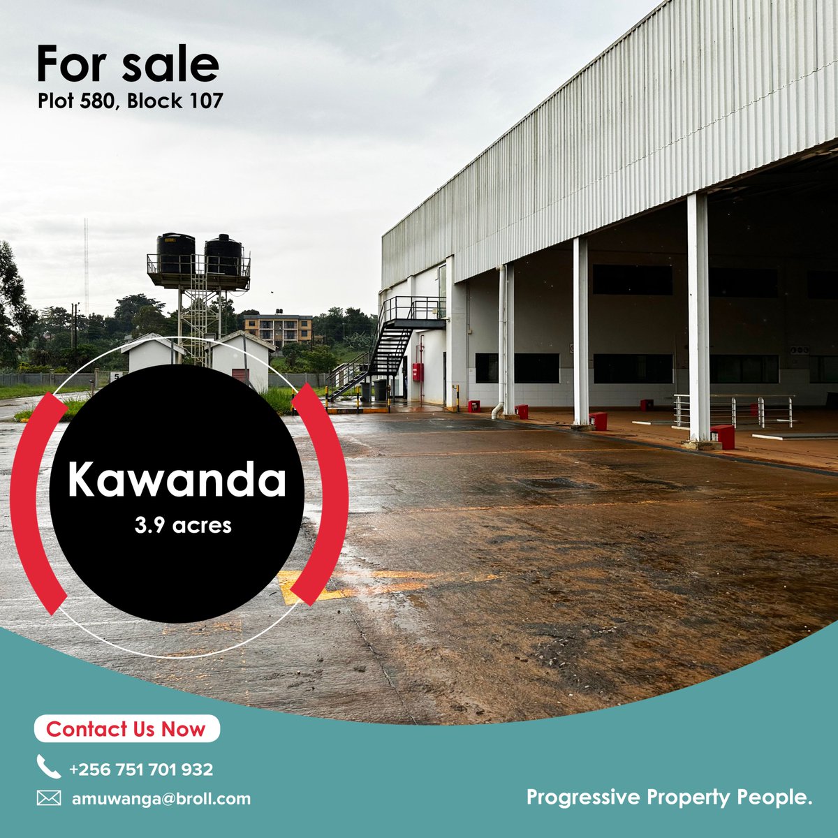 BrollUganda's tweet photo. Discover potential in Kawanda's prime industrial plot! 
A strategic #SGS Site with versatile zoning. Ideal for manufacturing and agricultural ventures. Don't miss this opportunity – reach out to Allan today and make it yours!
#BrollUganda #ProgressivePropertyPeople https://t.co/IRryhtPhNk