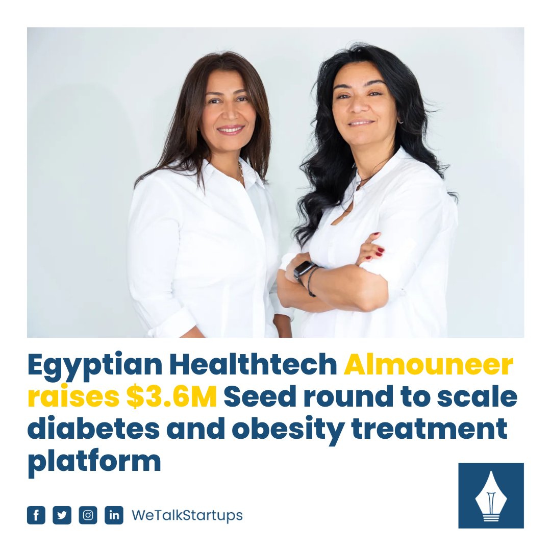 Almouneer is aiming to transform chronic disease management in MENA through this funding. The funding round was led by Global Ventures, Proparco and Digital Africa. #HealthTech #Investment #DigitalHealth #StartupFunding #SeedRound #MEAHealthcare #EgyptStartups #MedTech