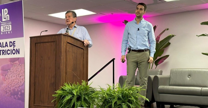 Bioiberica's tweet photo. We were in attendance at the #LPNCongress in Miami where Samuel Correa, Technical Product Manager in #AnimalNutrition, spoke about "Nutritional tools to improve intestinal health and productivity in broilers" 👏
🗣️ Find more information: