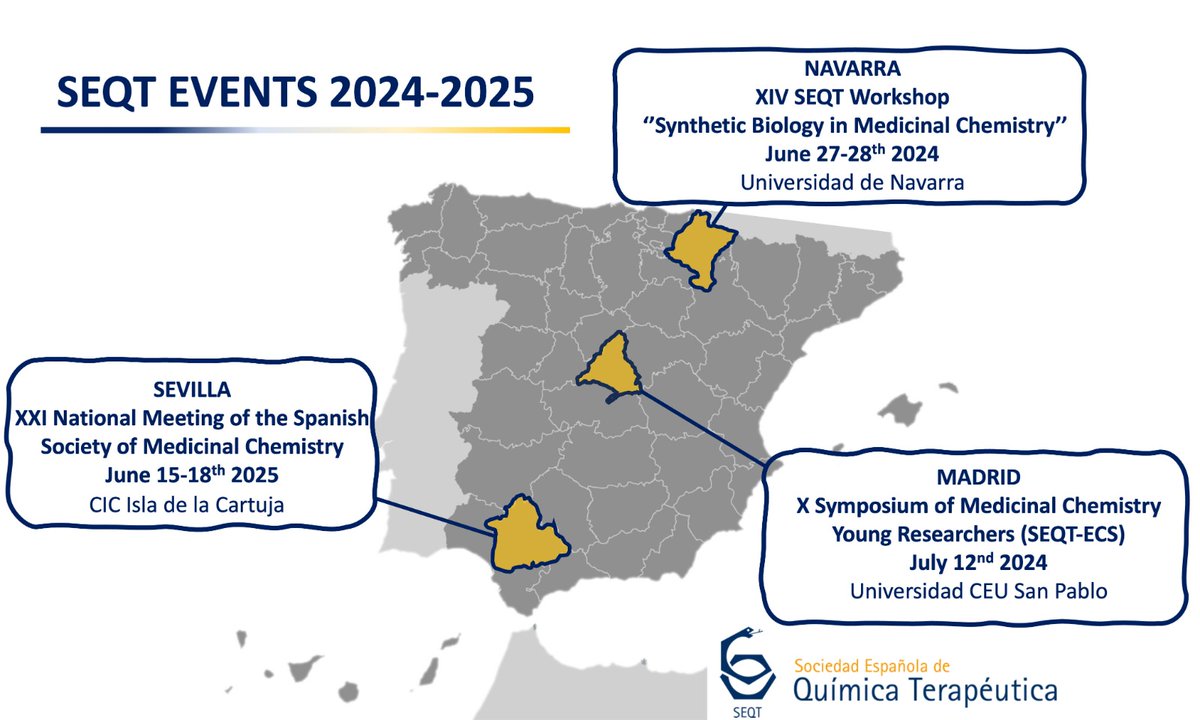 📆Mark your calendars for the upcoming SEQT events already confirmed for 2024-2025! 
Tell us which one you will come to! 😄
More information at seqt.org and in our RRSS! 🔗👥