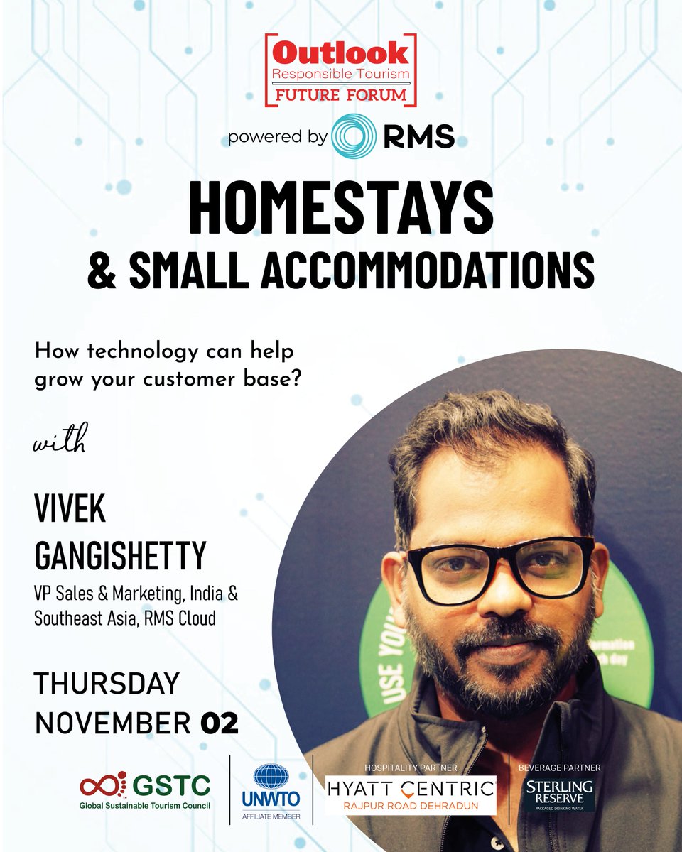oltraveller's tweet image. #RMScloud | Vivek Gangishetty is the VP, Sales &amp;amp; Marketing, RMS Cloud

Vivek is a veteran in sales, marketing, e-commerce, and revenue management industries and has a long-standing association with some of the top hospitality brands across the country.

Join him and our other…