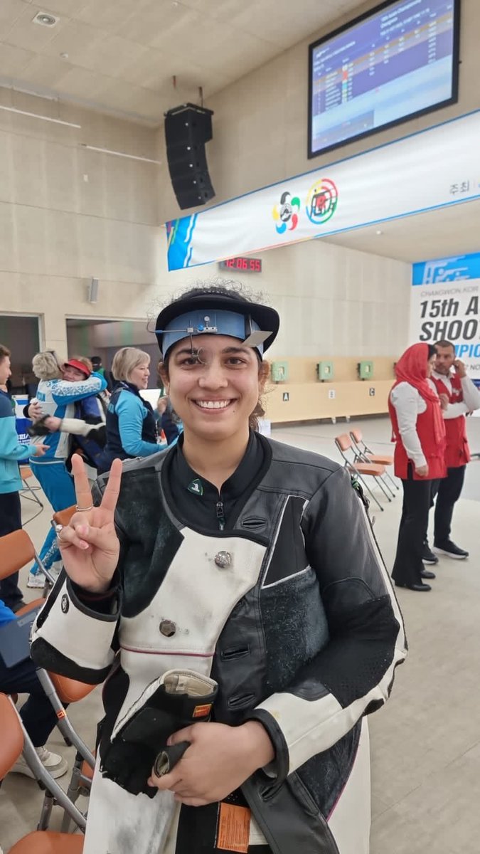 Quota Alert 🚨 Another Ticket to Paris 🗼 for 🇮🇳 A remarkable feat by @Shriyanka_India at the 15th @Asian_Shooting Championship in #Changwon 🇰🇷, as she clinches the coveted Olympic quota for India 🇮🇳 while finishing 4th in the Women's 3P event. But that's not all! It's a golden…