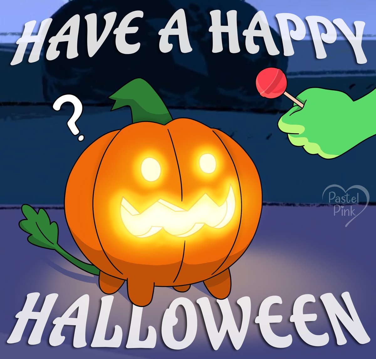 Peridot still hasn't quite grasped how candy works, but she wishes you all a Happy Halloween! (whatever that means🎃) #stevenuniverse #halloween #pumpkin #peridot