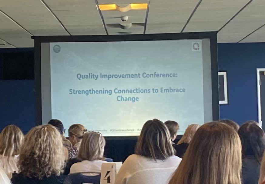 Excited to be at the Quality Improvement: Making Change Happen conference 👏 #QI2embracechange #QI2strengthenconnection @CFHS_Surrey @CSHSurrey @SurreyHeartland #BeMoreNinja @SophielaPorter @jgkpalmer #table9